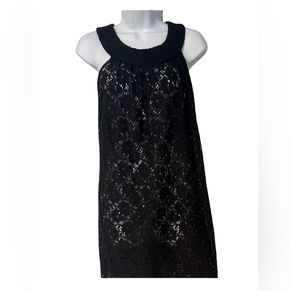 Laundry Stylish Black Bathing Suit Cover Up Dress